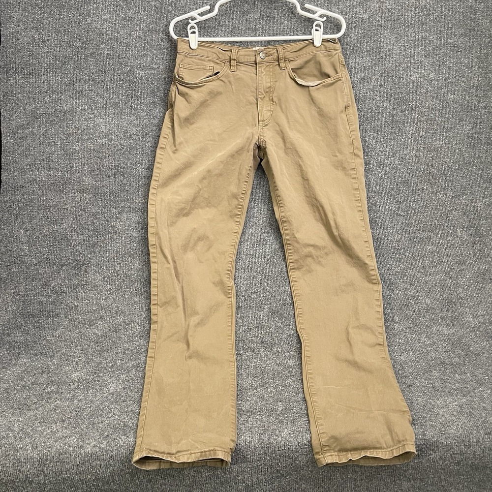 Flint And Tinder 365 Pant Men 31x32 Khaki Straight Fit Cotton 5 - Pocket